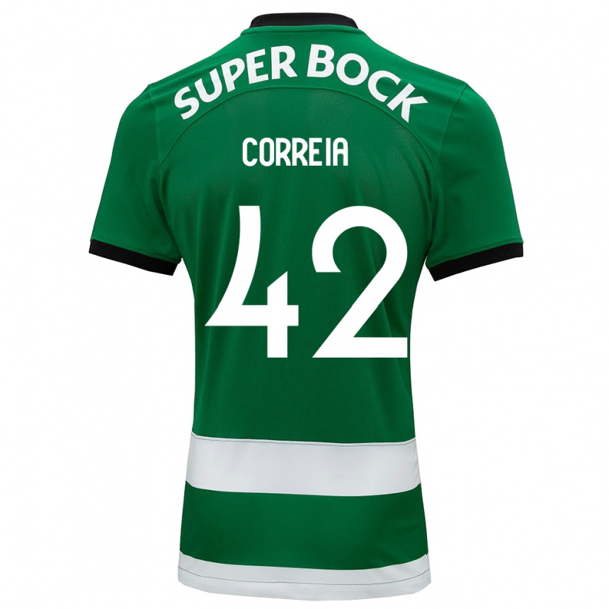 Vyrai Leonete Maísa Nozerand Correia #42 Žalias Namų Marškinėliai 2023/24 T-Shirt