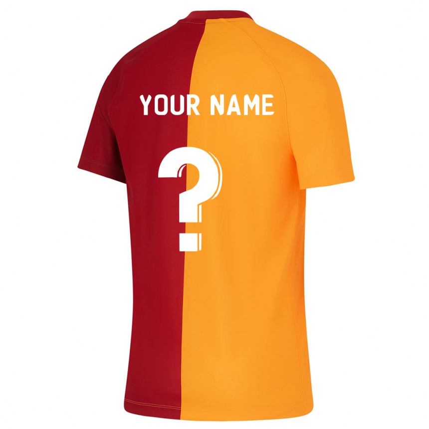 Vyrai Jūsų Vardas #0 Oranžinė Namų Marškinėliai 2023/24 T-Shirt