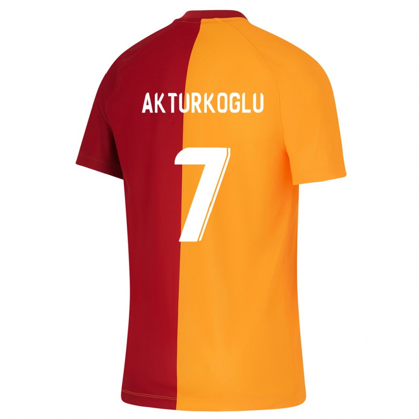 Vyrai Kerem Aktürkoğlu #7 Oranžinė Namų Marškinėliai 2023/24 T-Shirt