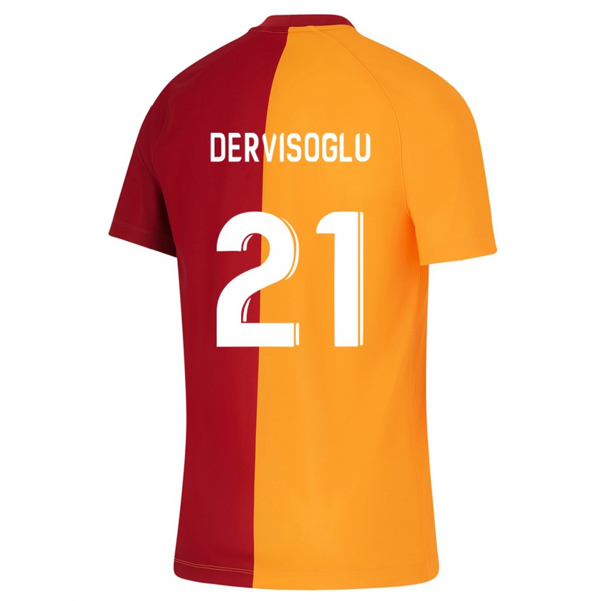 Vyrai Halil Dervişoğlu #21 Oranžinė Namų Marškinėliai 2023/24 T-Shirt