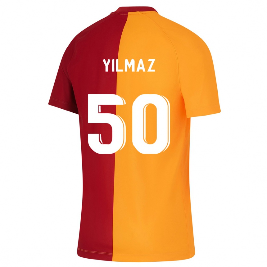 Vyrai Jankat Yılmaz #50 Oranžinė Namų Marškinėliai 2023/24 T-Shirt