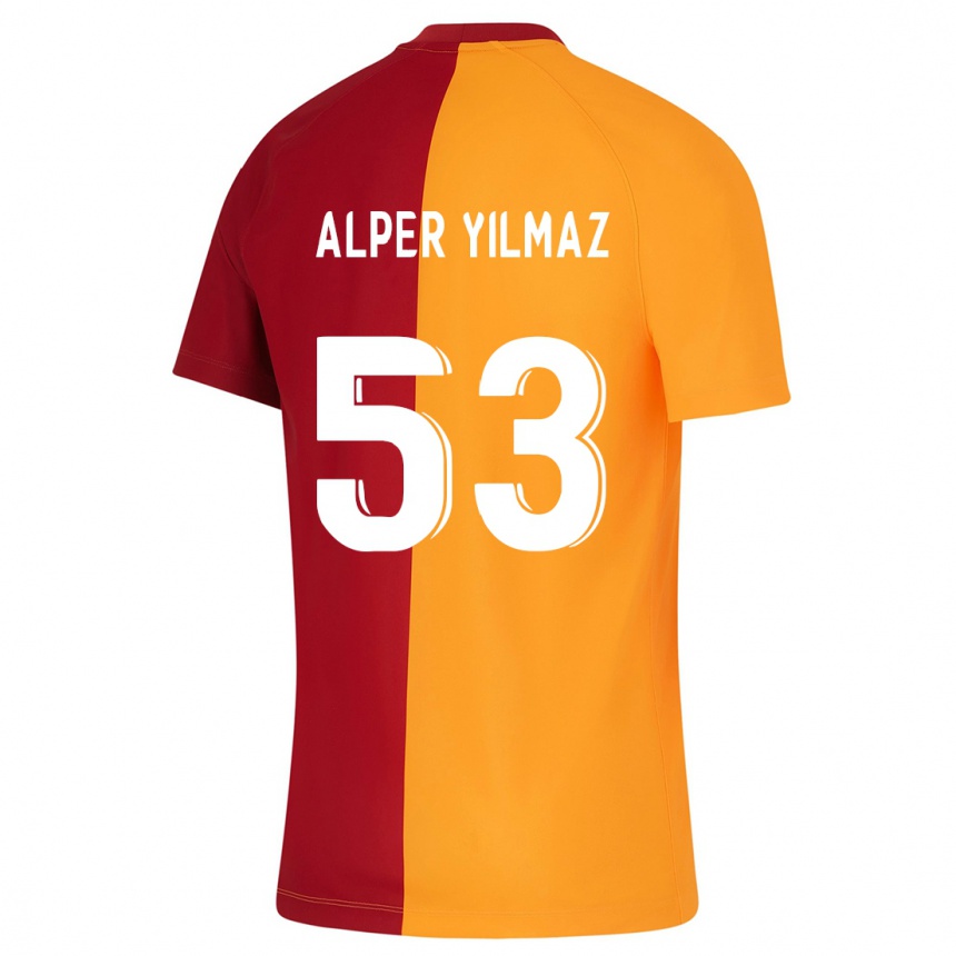 Vyrai Barış Alper Yılmaz #53 Oranžinė Namų Marškinėliai 2023/24 T-Shirt