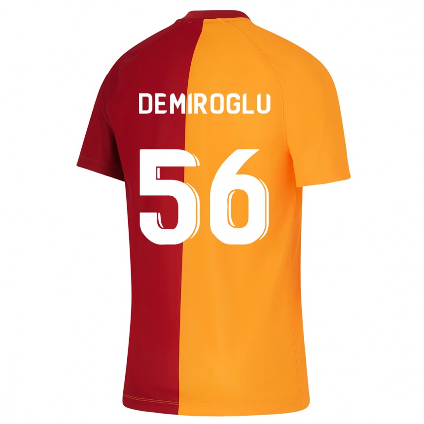 Vyrai Baran Demiroğlu #56 Oranžinė Namų Marškinėliai 2023/24 T-Shirt