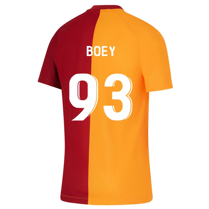 Vyrai Sacha Boey #93 Oranžinė Namų Marškinėliai 2023/24 T-Shirt