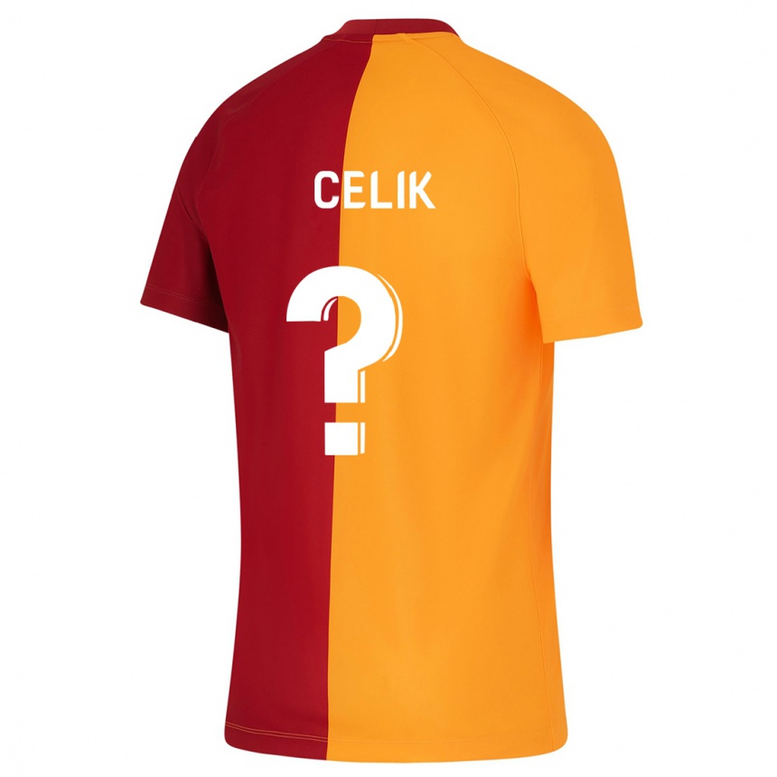 Vyrai Berke Celik #0 Oranžinė Namų Marškinėliai 2023/24 T-Shirt