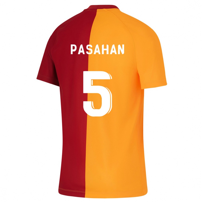 Vyrai Eren Pasahan #5 Oranžinė Namų Marškinėliai 2023/24 T-Shirt