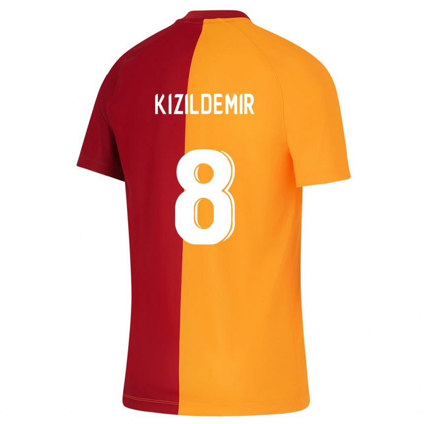 Vyrai Berk Kizildemir #8 Oranžinė Namų Marškinėliai 2023/24 T-Shirt