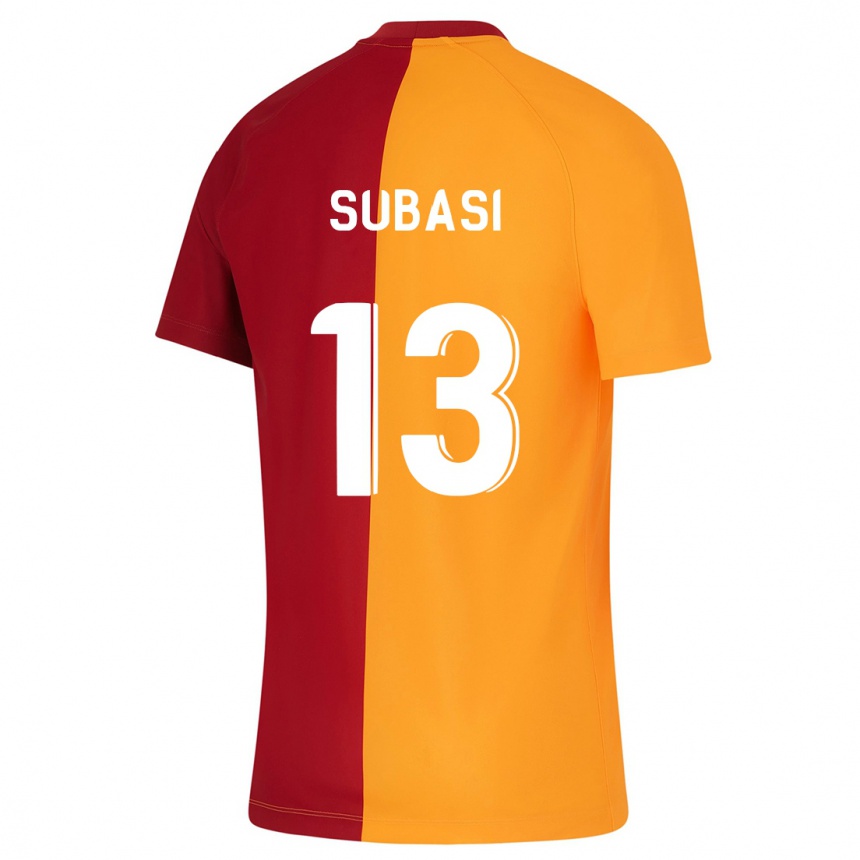 Vyrai Kadir Subasi #13 Oranžinė Namų Marškinėliai 2023/24 T-Shirt