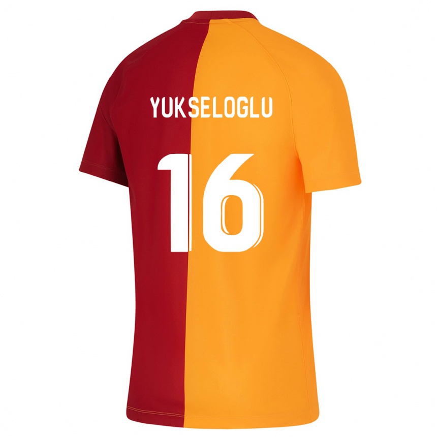 Vyrai Ayaz Yükseloğlu #16 Oranžinė Namų Marškinėliai 2023/24 T-Shirt