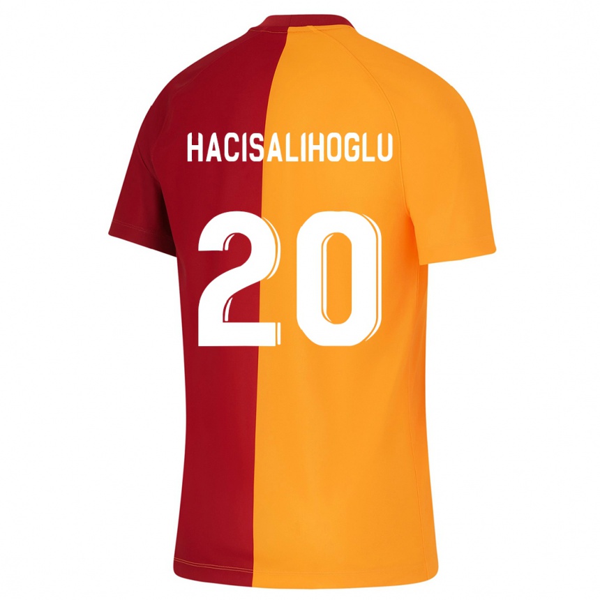 Vyrai Arda Hacisalihoglu #20 Oranžinė Namų Marškinėliai 2023/24 T-Shirt