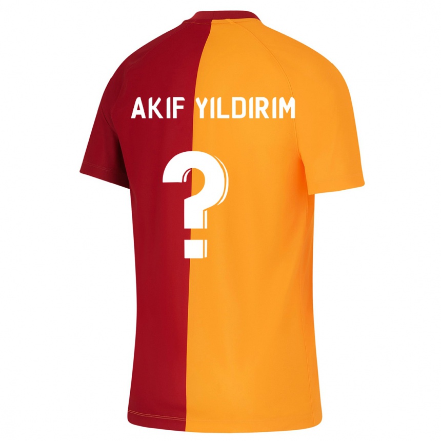 Vyrai Mehmet Akif Yıldırım #0 Oranžinė Namų Marškinėliai 2023/24 T-Shirt