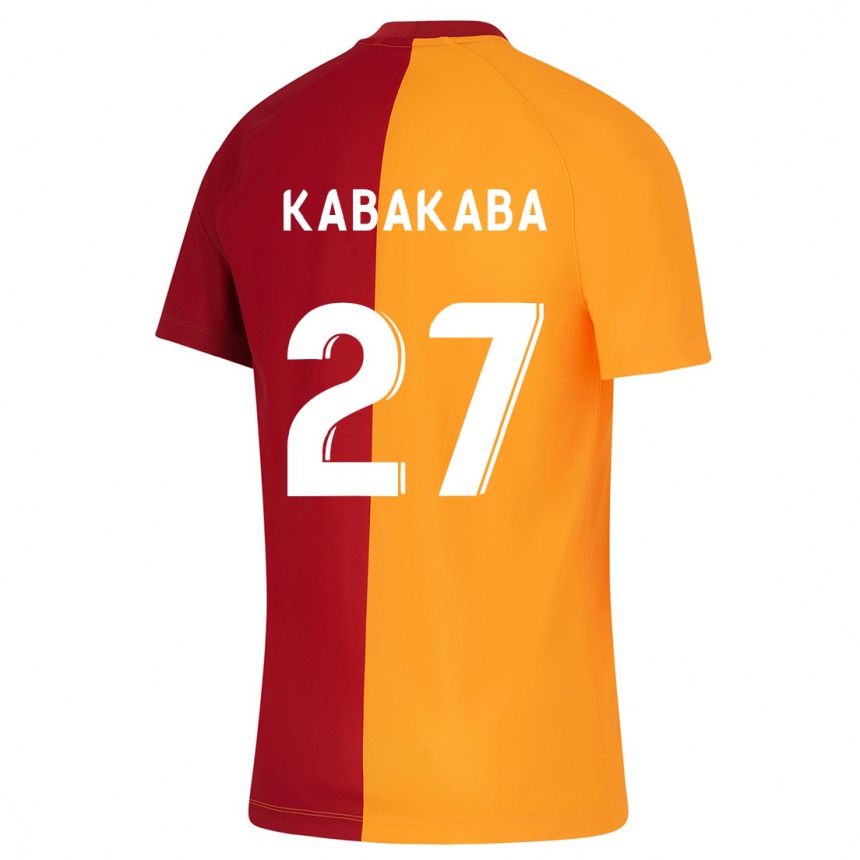 Vyrai Naomie Kabakaba #27 Oranžinė Namų Marškinėliai 2023/24 T-Shirt