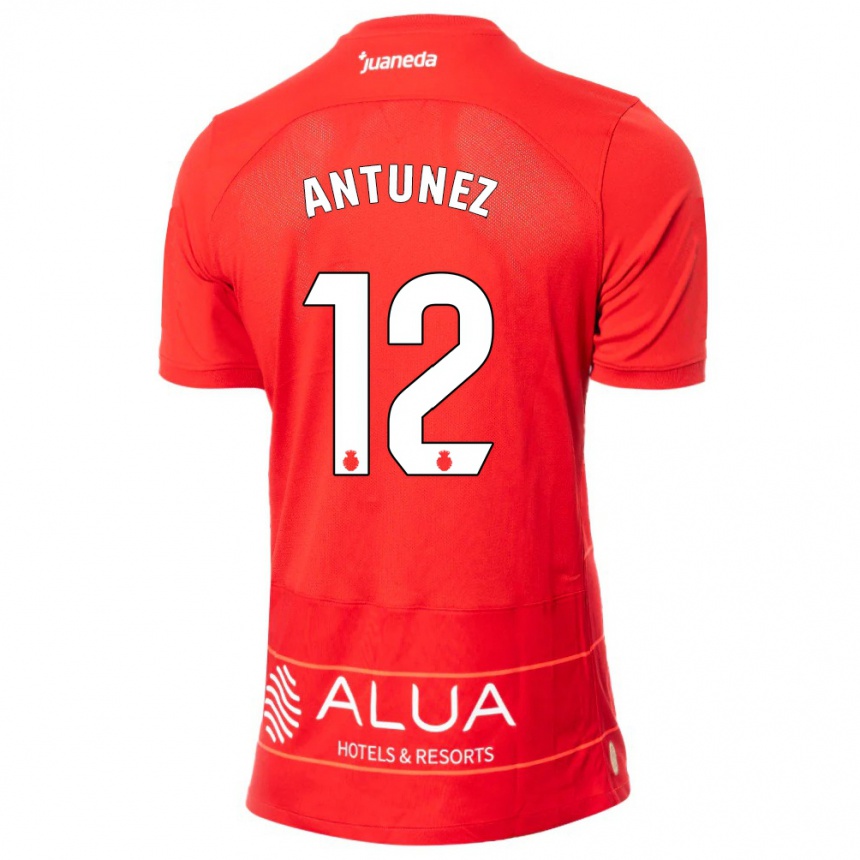 Vyrai Yahir Antúnez #12 Raudona Namų Marškinėliai 2023/24 T-Shirt