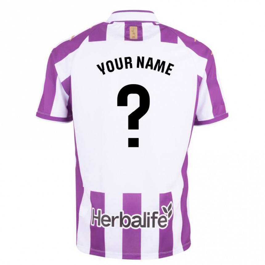 Vyrai Jūsų Vardas #0 Violetinė Spalva Namų Marškinėliai 2023/24 T-Shirt