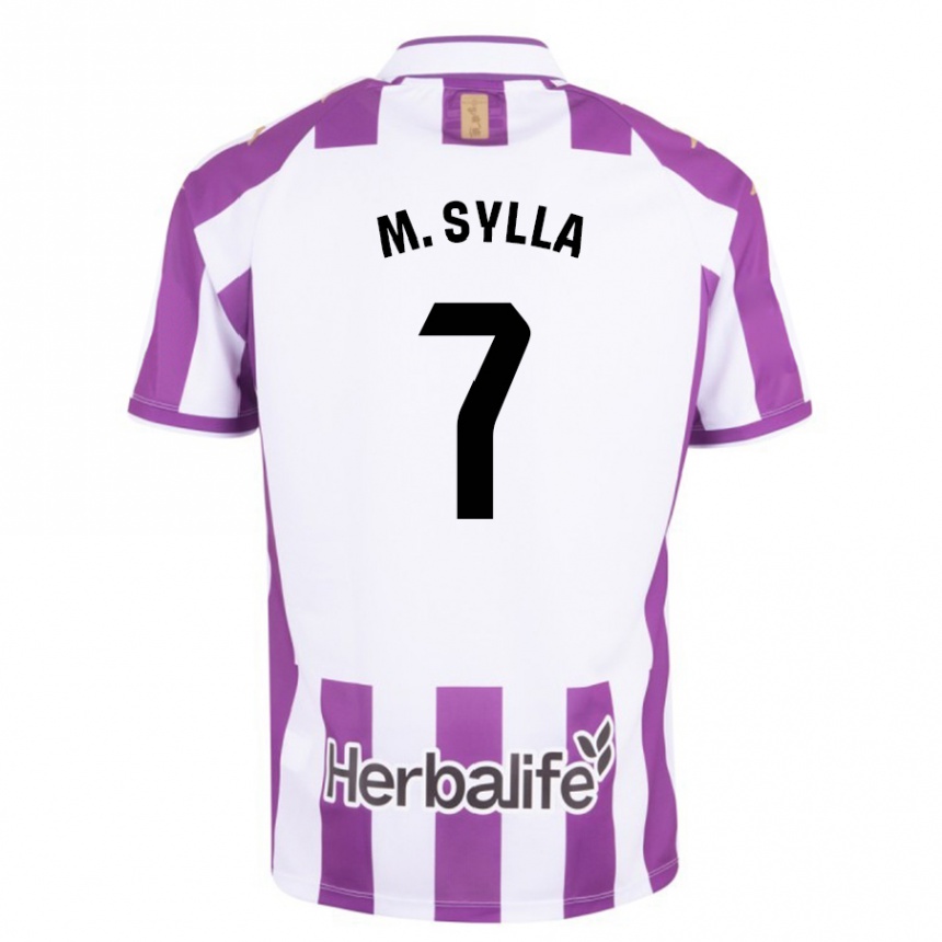 Vyrai Mamadou Sylla #7 Violetinė Spalva Namų Marškinėliai 2023/24 T-Shirt