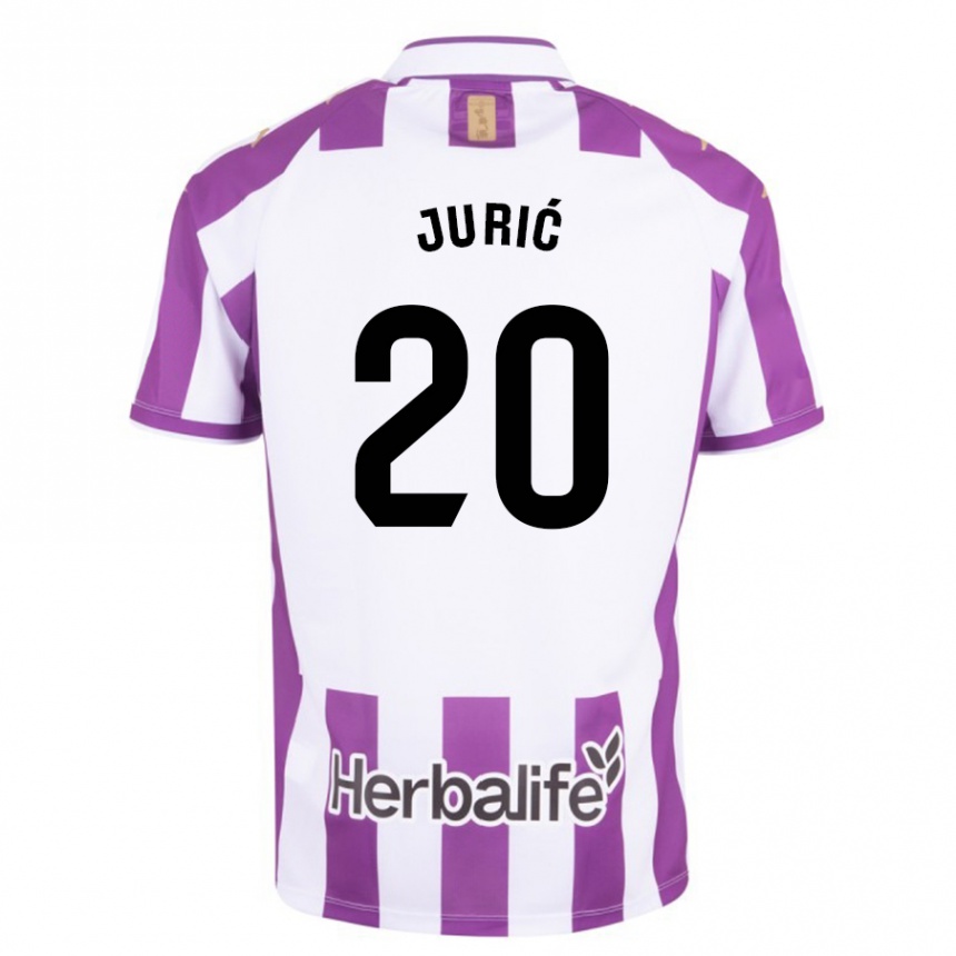 Vyrai Stanko Juric #20 Violetinė Spalva Namų Marškinėliai 2023/24 T-Shirt