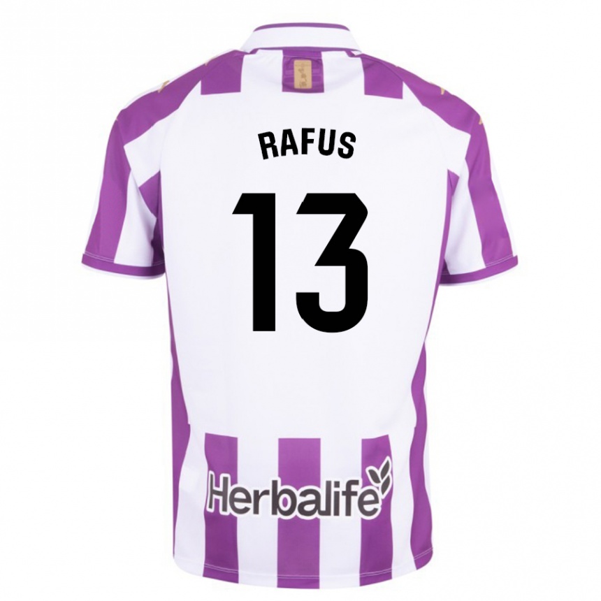 Vyrai Arnau Rafus #13 Violetinė Spalva Namų Marškinėliai 2023/24 T-Shirt