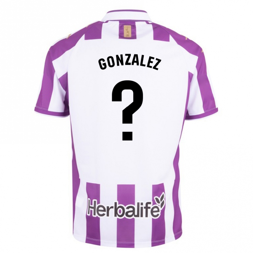 Vyrai Santi González #0 Violetinė Spalva Namų Marškinėliai 2023/24 T-Shirt