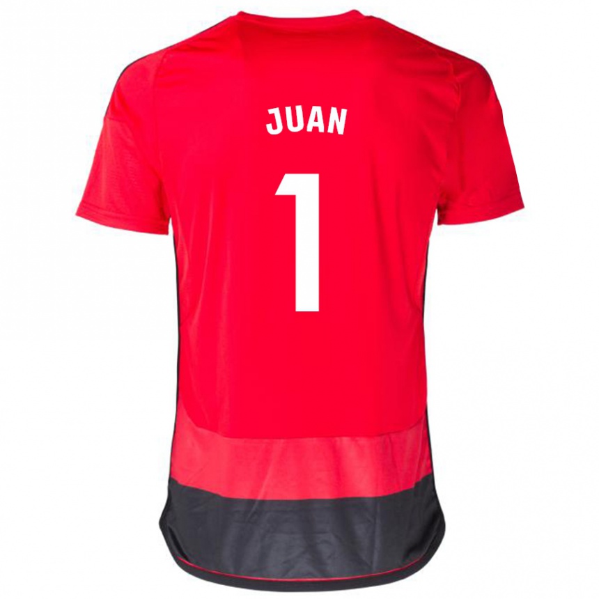 Vyrai Ramón Juan #1 Raudona Juoda Namų Marškinėliai 2023/24 T-Shirt