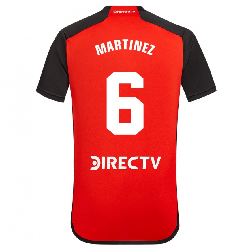 Vyrai David Martínez #6 Raudona Išvykos Marškinėliai 2023/24 T-Shirt
