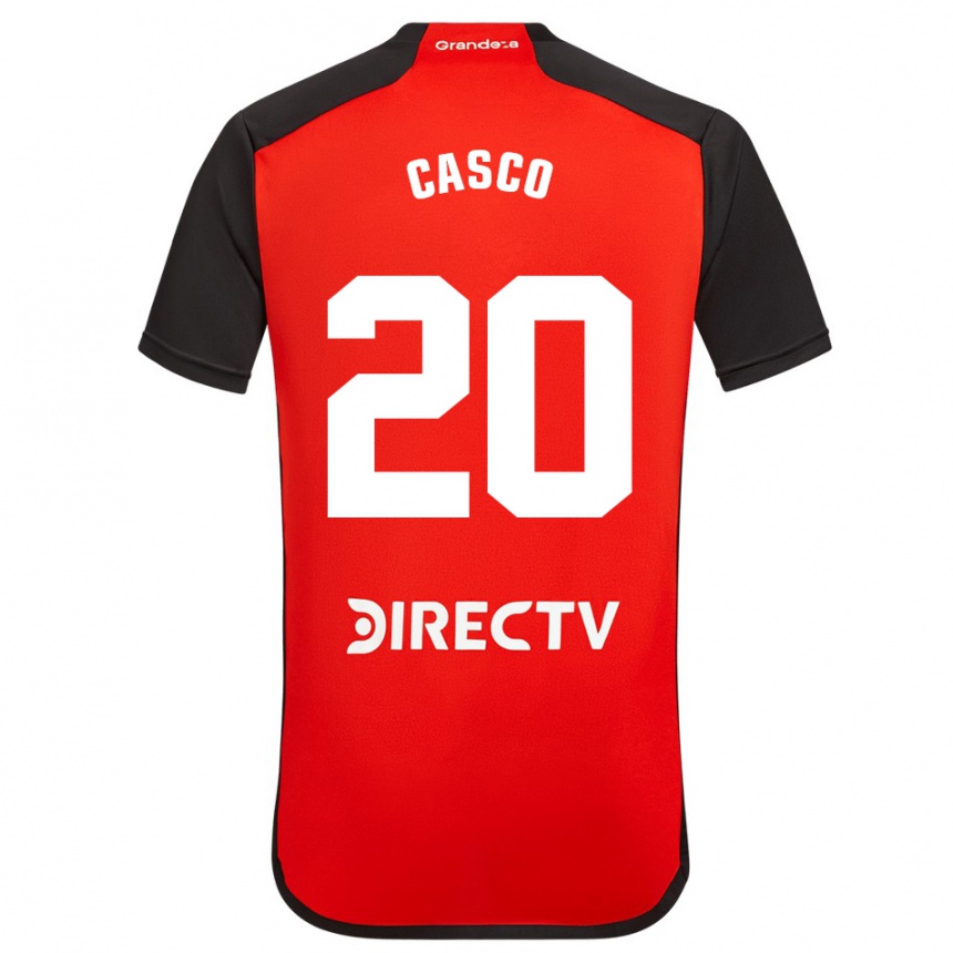 Vyrai Milton Casco #20 Raudona Išvykos Marškinėliai 2023/24 T-Shirt