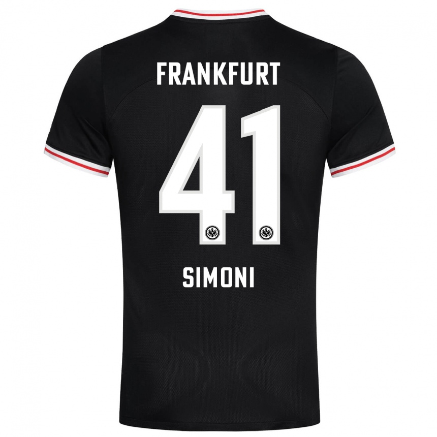 Vyrai Simon Simoni #41 Juoda Išvykos Marškinėliai 2023/24 T-Shirt