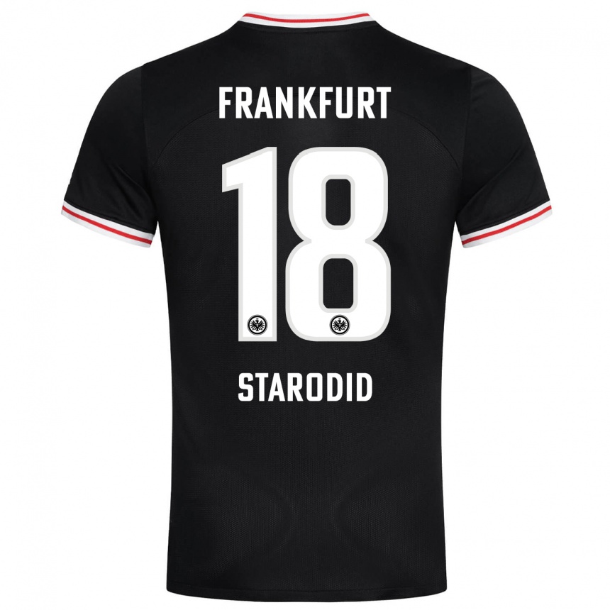 Vyrai Daniel Starodid #18 Juoda Išvykos Marškinėliai 2023/24 T-Shirt