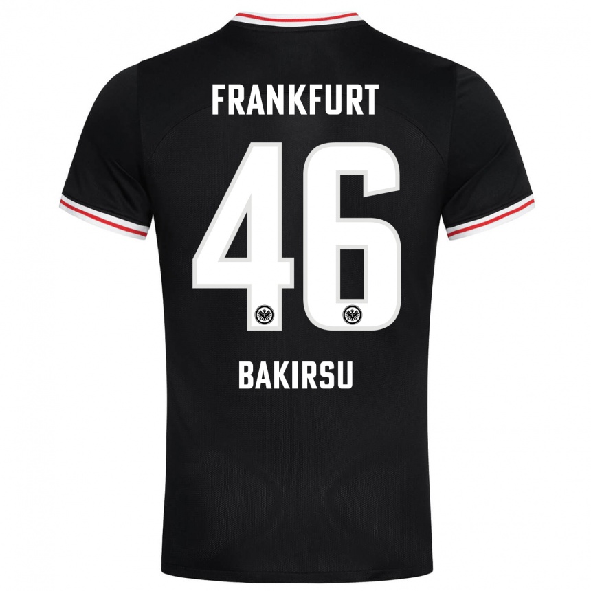 Vyrai Hüseyin Bakirsu #46 Juoda Išvykos Marškinėliai 2023/24 T-Shirt