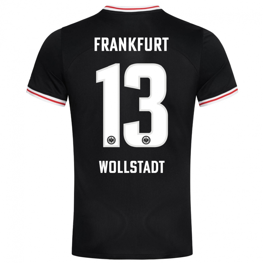 Vyrai Fabio Wollstadt #13 Juoda Išvykos Marškinėliai 2023/24 T-Shirt