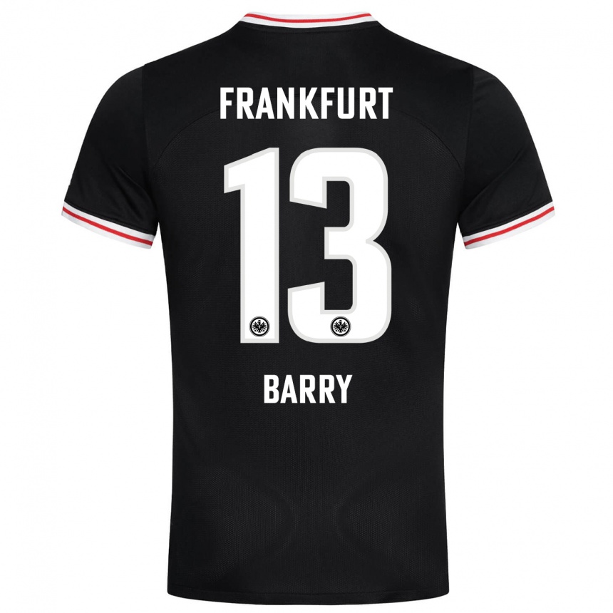 Vyrai Jasha Barry #13 Juoda Išvykos Marškinėliai 2023/24 T-Shirt