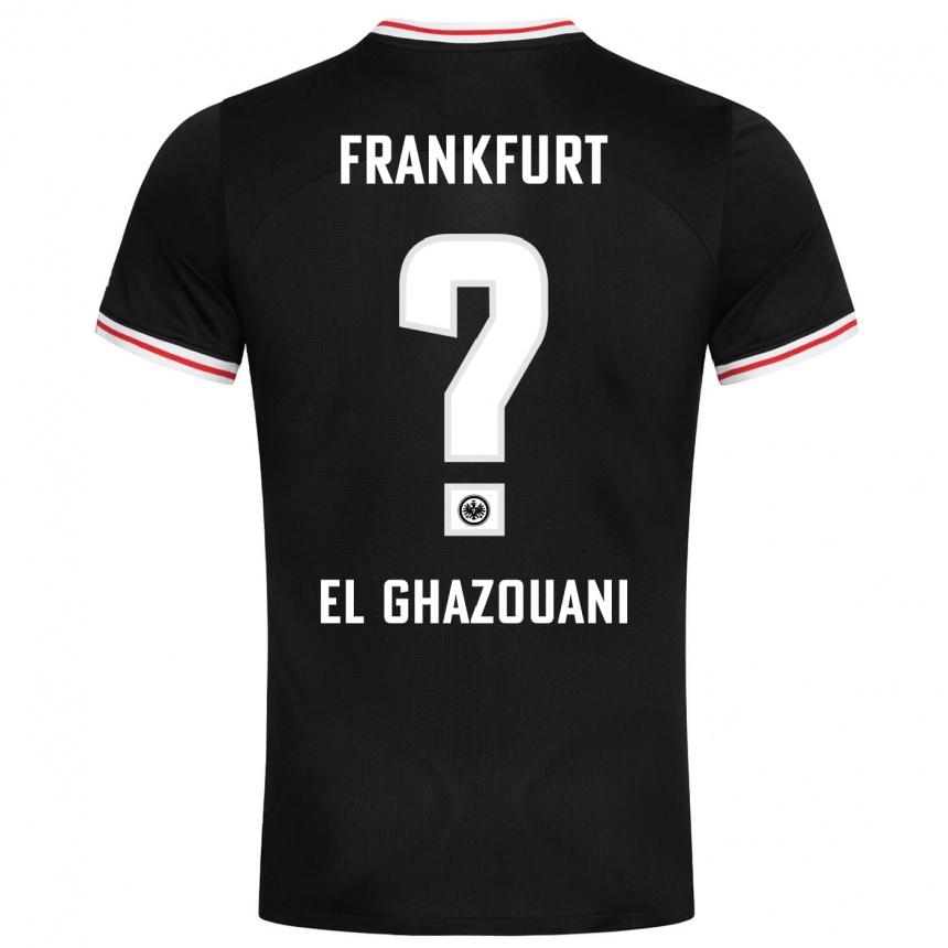 Vyrai Mohamed El Ghazouani #0 Juoda Išvykos Marškinėliai 2023/24 T-Shirt