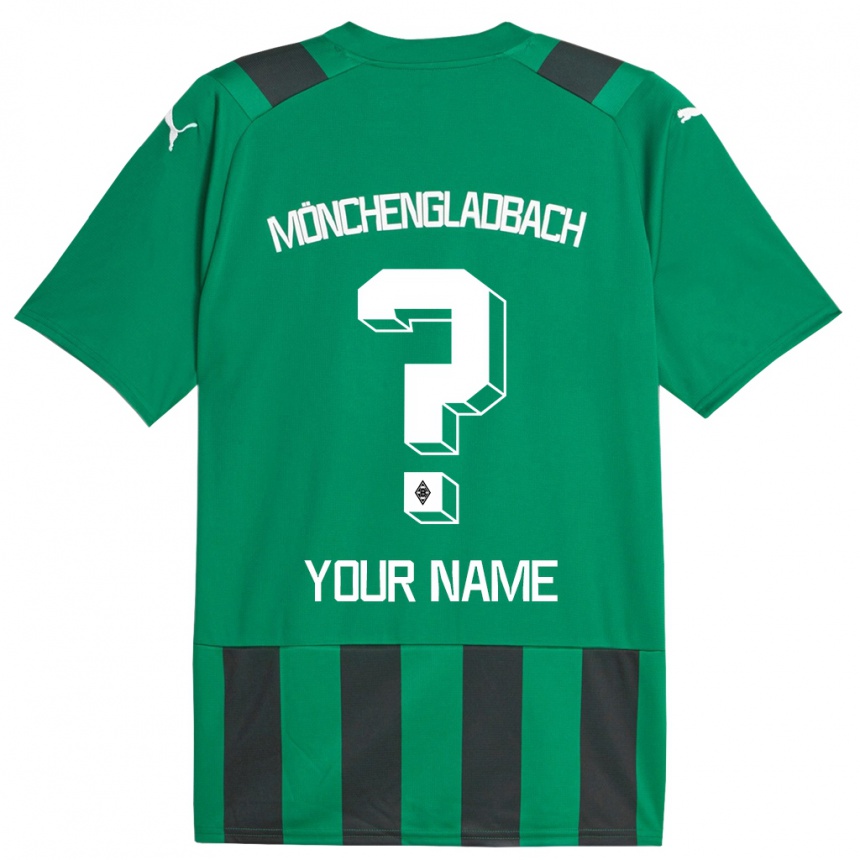 Vyrai Jūsų Vardas #0 Juoda Žalia Išvykos Marškinėliai 2023/24 T-Shirt