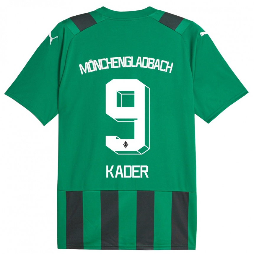 Vyrai Cagatay Kader #9 Juoda Žalia Išvykos Marškinėliai 2023/24 T-Shirt