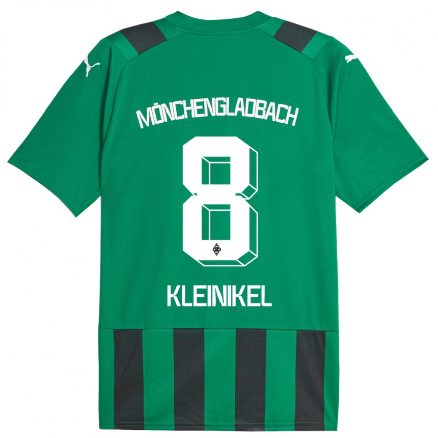 Vyrai Nadja Kleinikel #8 Juoda Žalia Išvykos Marškinėliai 2023/24 T-Shirt