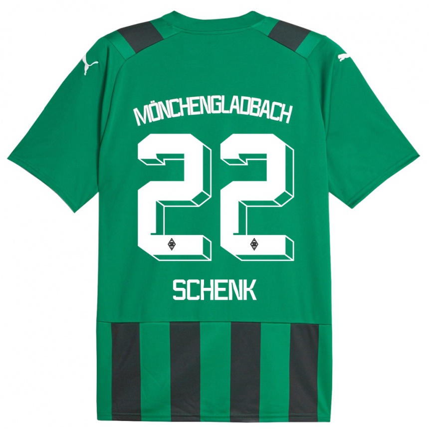 Vyrai Isabel Schenk #22 Juoda Žalia Išvykos Marškinėliai 2023/24 T-Shirt