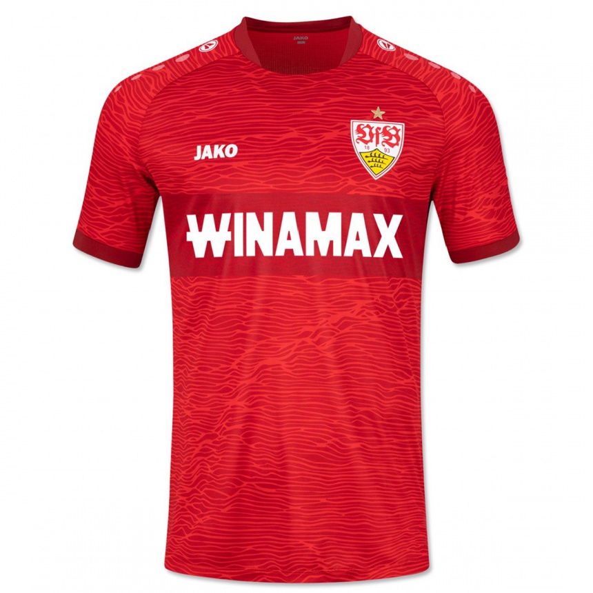 Vyrai Jūsų Vardas #0 Raudona Išvykos Marškinėliai 2023/24 T-Shirt