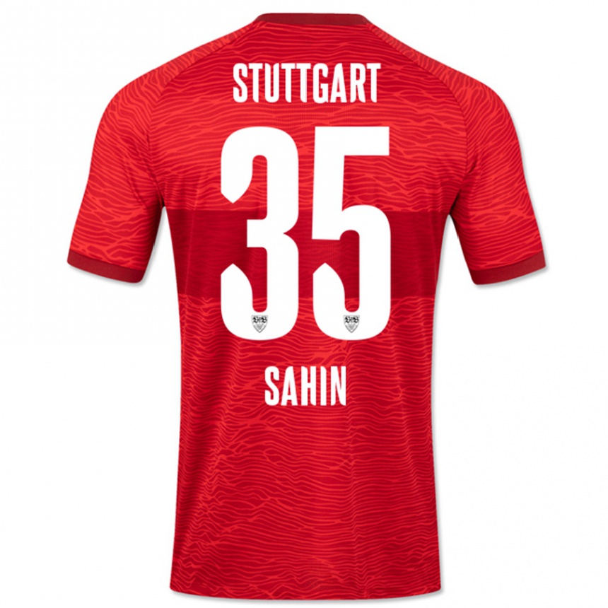 Vyrai Mehmet Sahin #35 Raudona Išvykos Marškinėliai 2023/24 T-Shirt