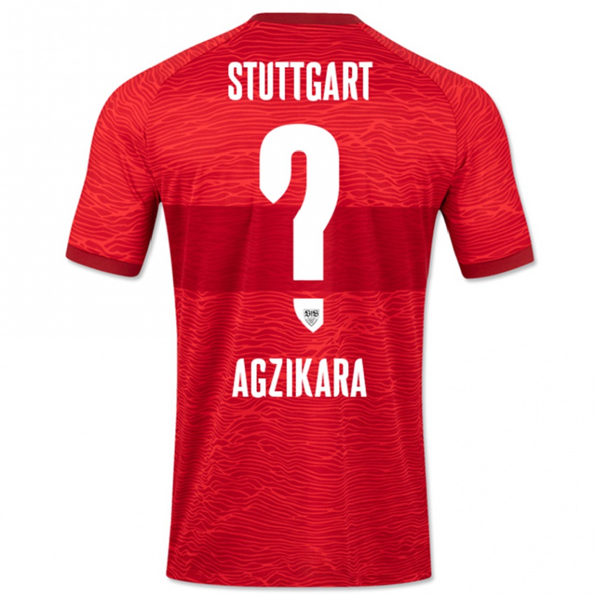 Vyrai Emirhan Ağzıkara #0 Raudona Išvykos Marškinėliai 2023/24 T-Shirt