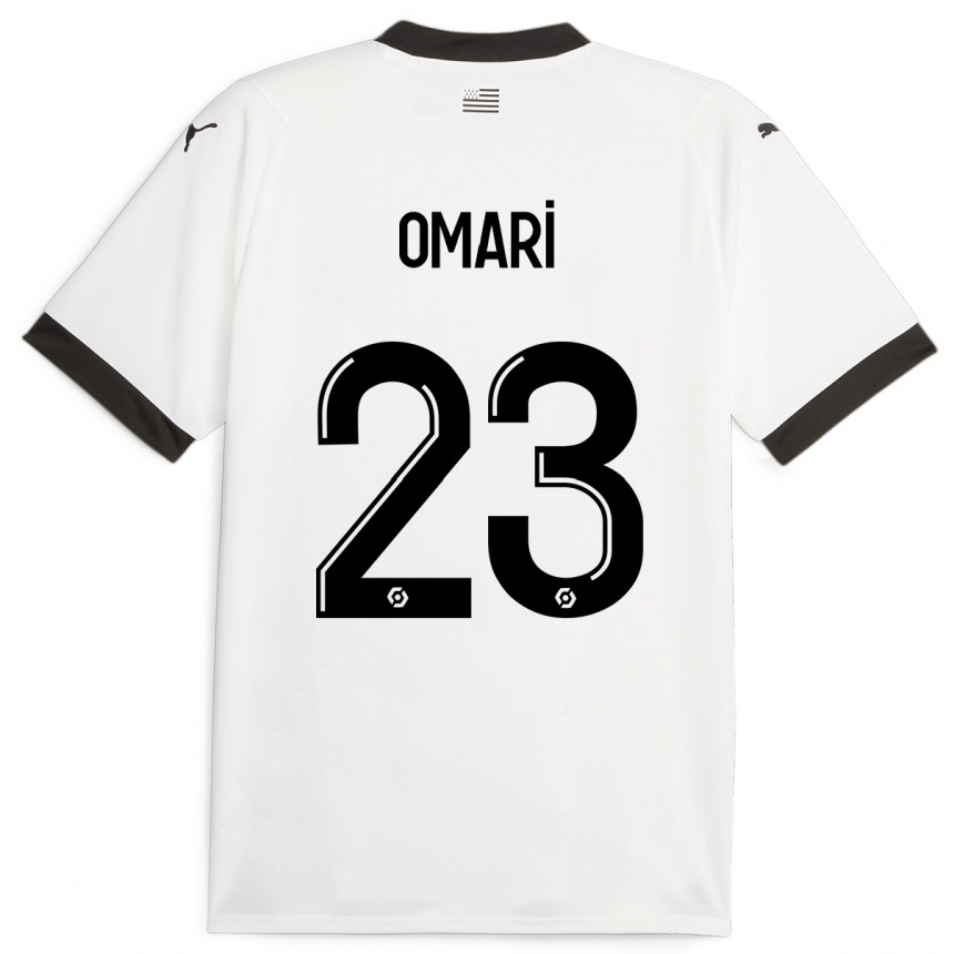 Vyrai Warmed Omari #23 Baltas Išvykos Marškinėliai 2023/24 T-Shirt