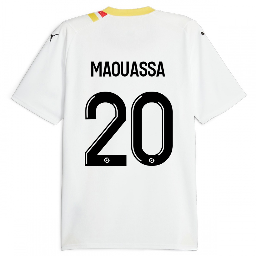 Vyrai Faitout Maouassa #20 Juoda Išvykos Marškinėliai 2023/24 T-Shirt