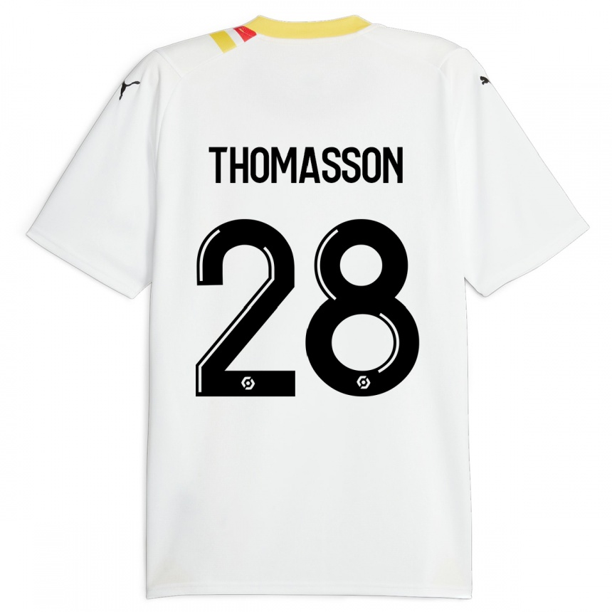 Vyrai Adrien Thomasson #28 Juoda Išvykos Marškinėliai 2023/24 T-Shirt