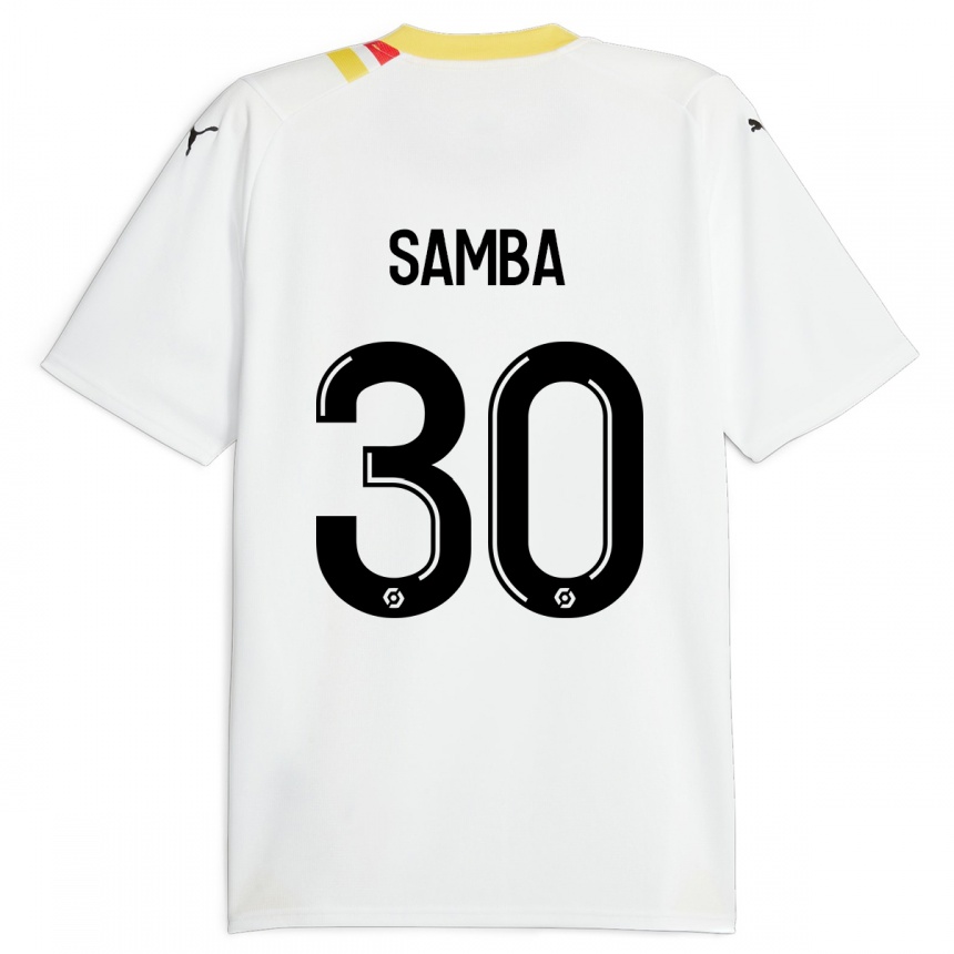 Vyrai Brice Samba #30 Juoda Išvykos Marškinėliai 2023/24 T-Shirt