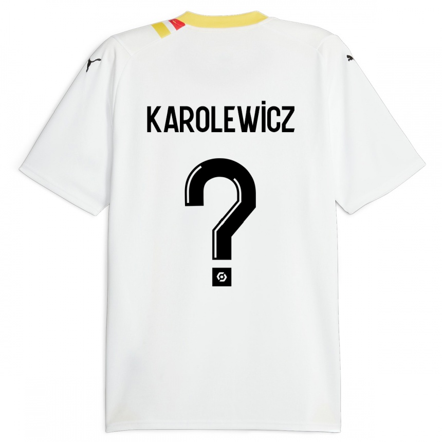 Vyrai Roman Karolewicz #0 Juoda Išvykos Marškinėliai 2023/24 T-Shirt