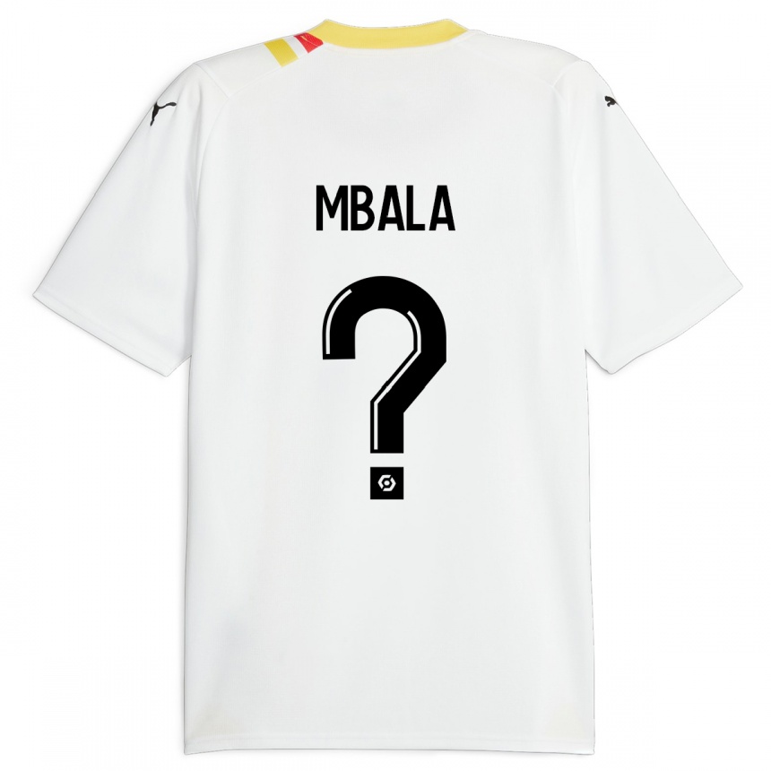 Vyrai Keny Mbala #0 Juoda Išvykos Marškinėliai 2023/24 T-Shirt