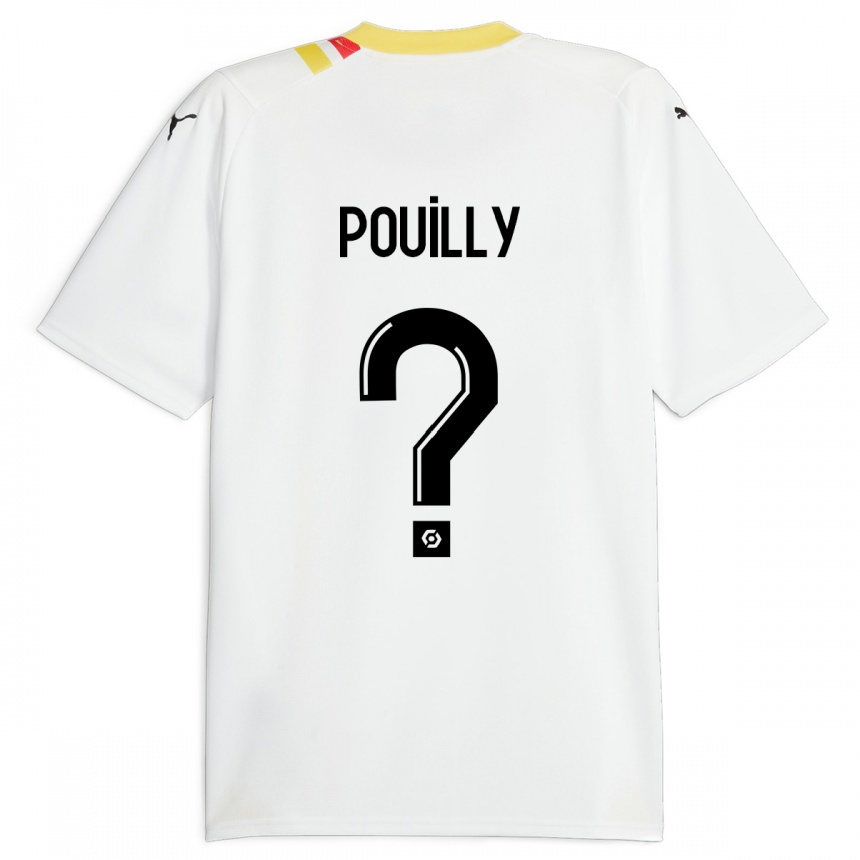 Vyrai Tom Pouilly #0 Juoda Išvykos Marškinėliai 2023/24 T-Shirt