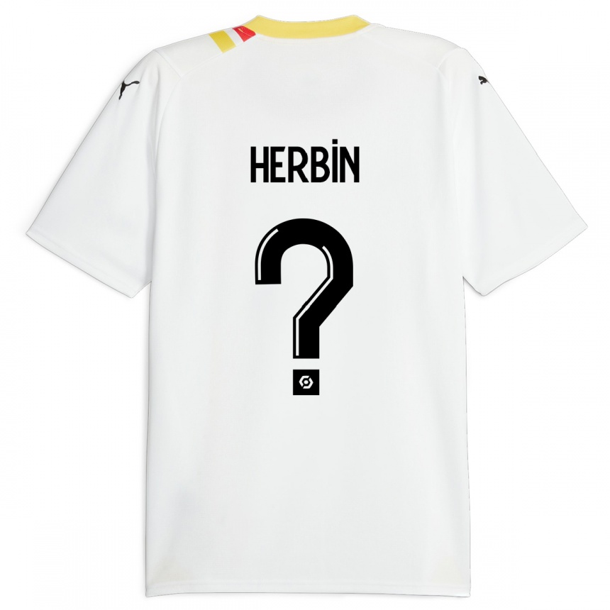 Vyrai Grégoire Herbin #0 Juoda Išvykos Marškinėliai 2023/24 T-Shirt