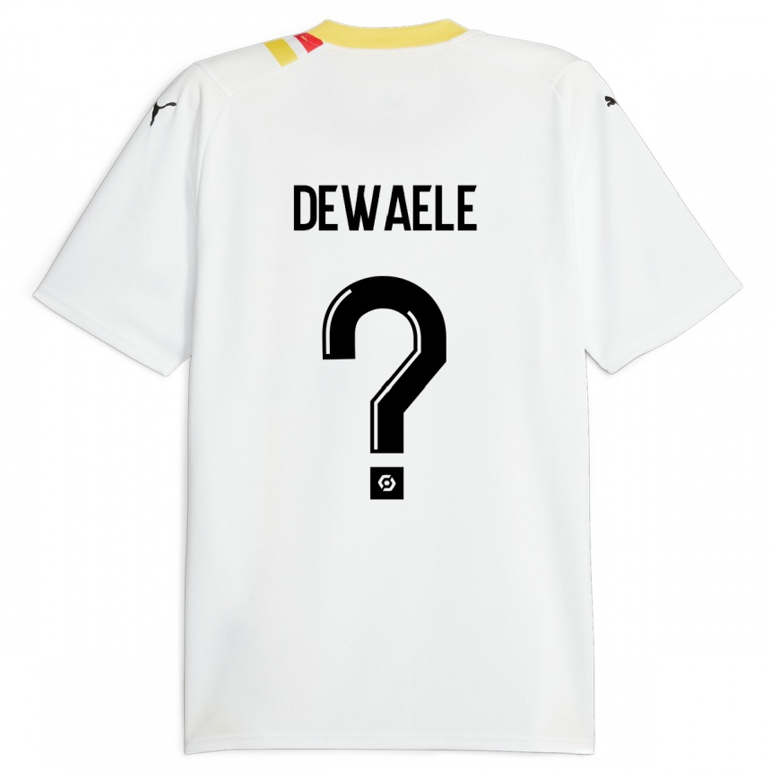 Vyrai Florian Dewaele #0 Juoda Išvykos Marškinėliai 2023/24 T-Shirt