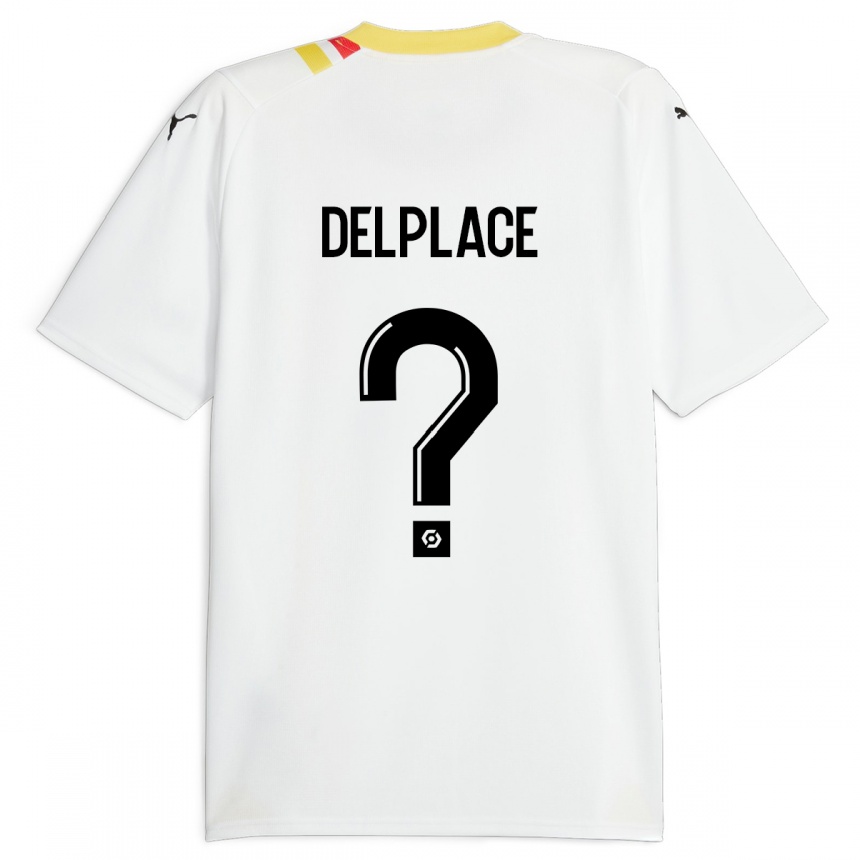 Vyrai Adam Delplace #0 Juoda Išvykos Marškinėliai 2023/24 T-Shirt