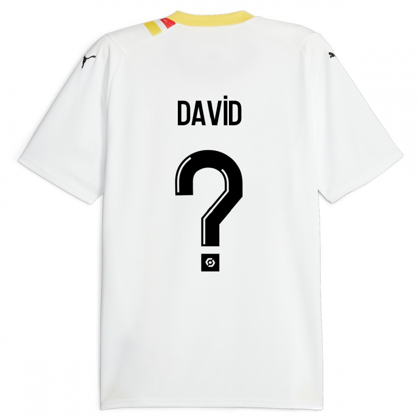 Vyrai Tess David #0 Juoda Išvykos Marškinėliai 2023/24 T-Shirt