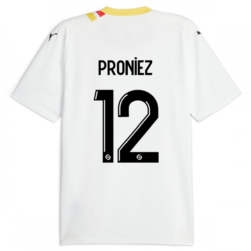 Vyrai Fany Proniez #12 Juoda Išvykos Marškinėliai 2023/24 T-Shirt